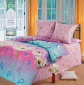 Комплект постельного белья TM Любимый дом - Ты и Я (розовый)