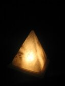 Соляная лампа «Пирамида» 4-6 кг цветная лампа