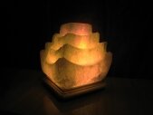 Соляная лампа «Пагода» 4-5 кг цветная лампа