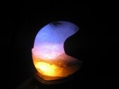 Соляная лампа «Месяц» 5-6 кг цветная лампа